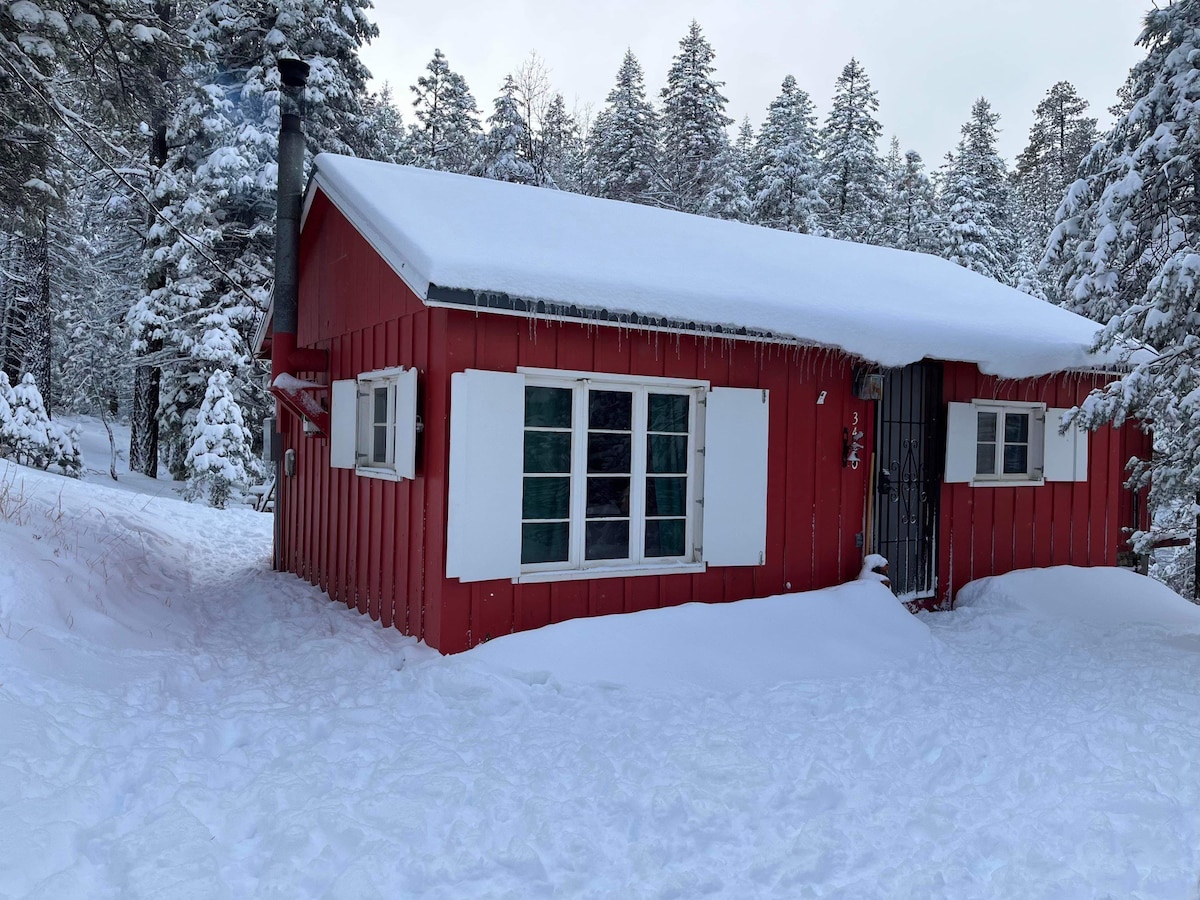 松树区舒适的家庭小屋