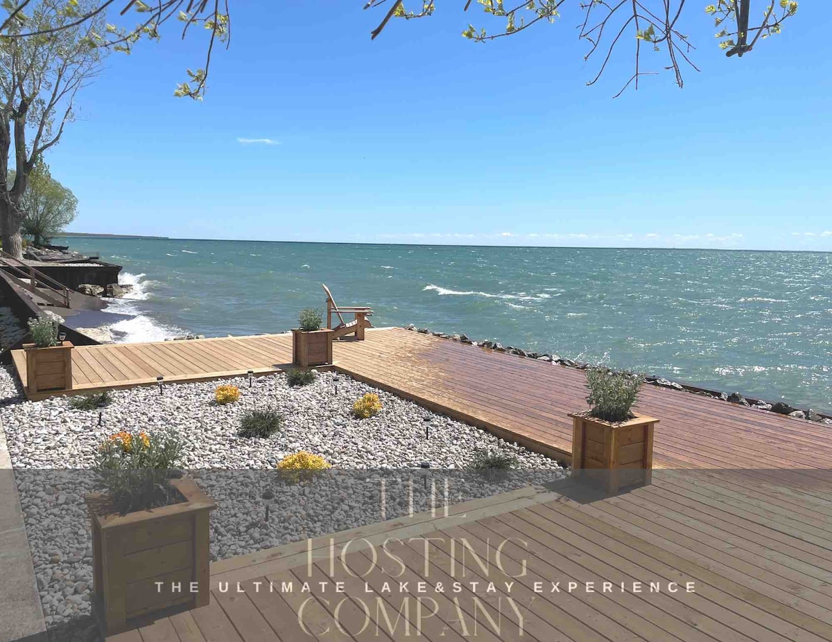 Escape on Erie-Fireplace/outdoor firepit/lake