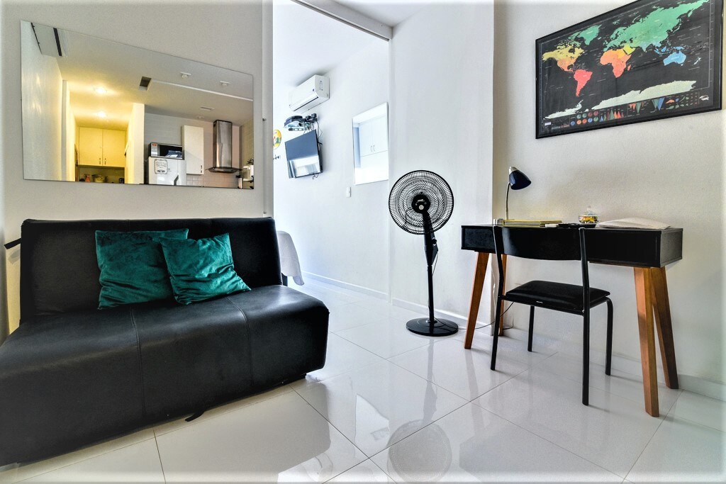 位于科帕卡巴纳（ Copacabana ）/RJ （ Ipanema ）附近的舒适现代1卧室公寓