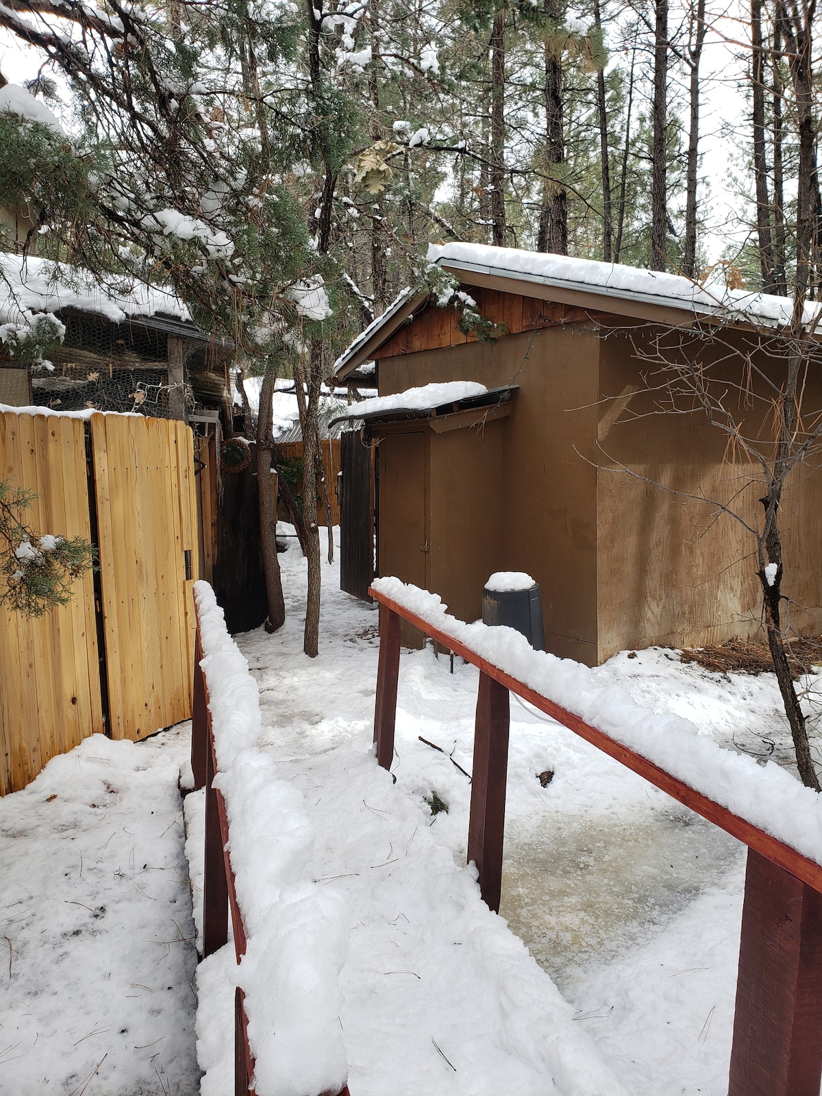 非常小的私人滑雪小屋。Lakeside-Pinetop