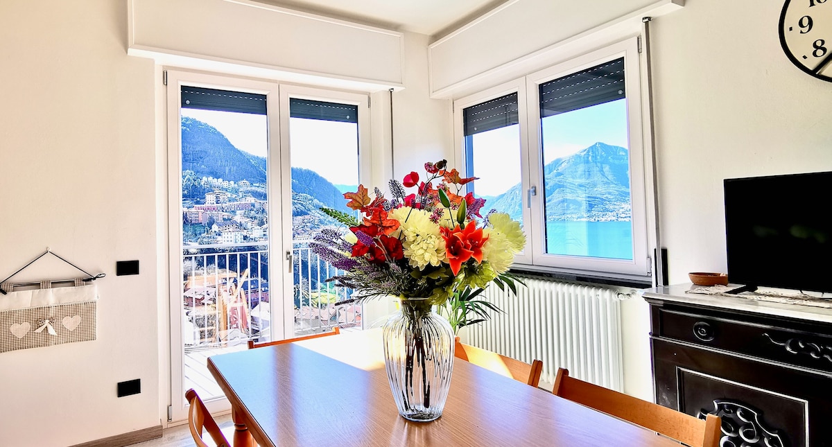 Lake Dream1 ： Vista Lago di COMO 2卧室停车位