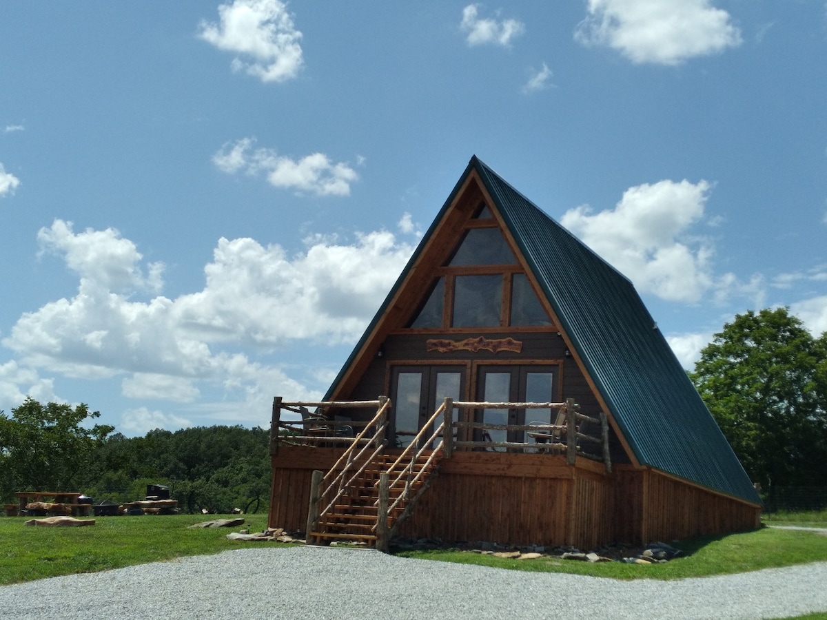 The Arrowhead A Frame Cabin On The R. P. Ranch