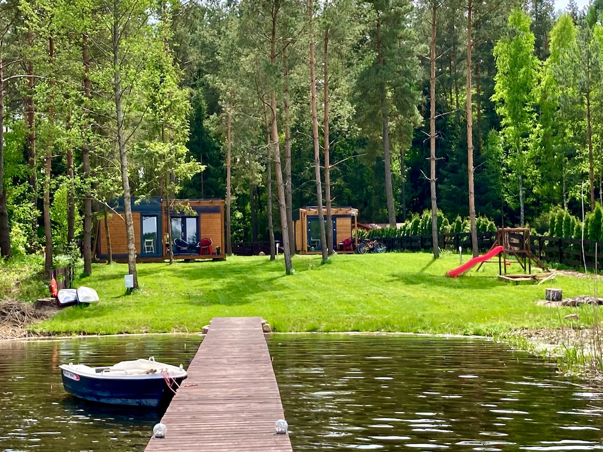 Makosieje Resort- 30m od brzegu,widok na jezioro