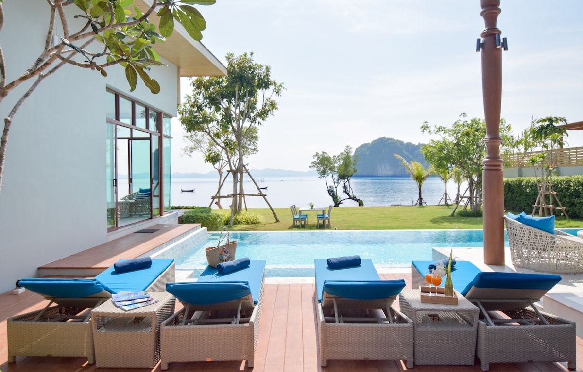 Lovely Villa ( A cozy seafront villa in Krabi ! )