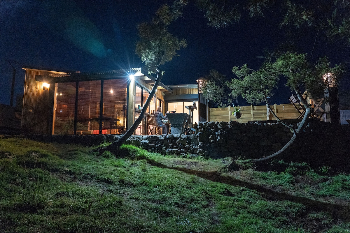 Au pays du mouton blanc, cabane & spa du volcan.