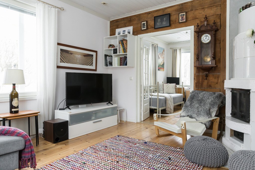Charming Wooden 5BR house Oulu center