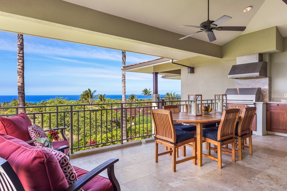 Luxe Oceanview Villa at Hualalai w/Resort Pool&AC