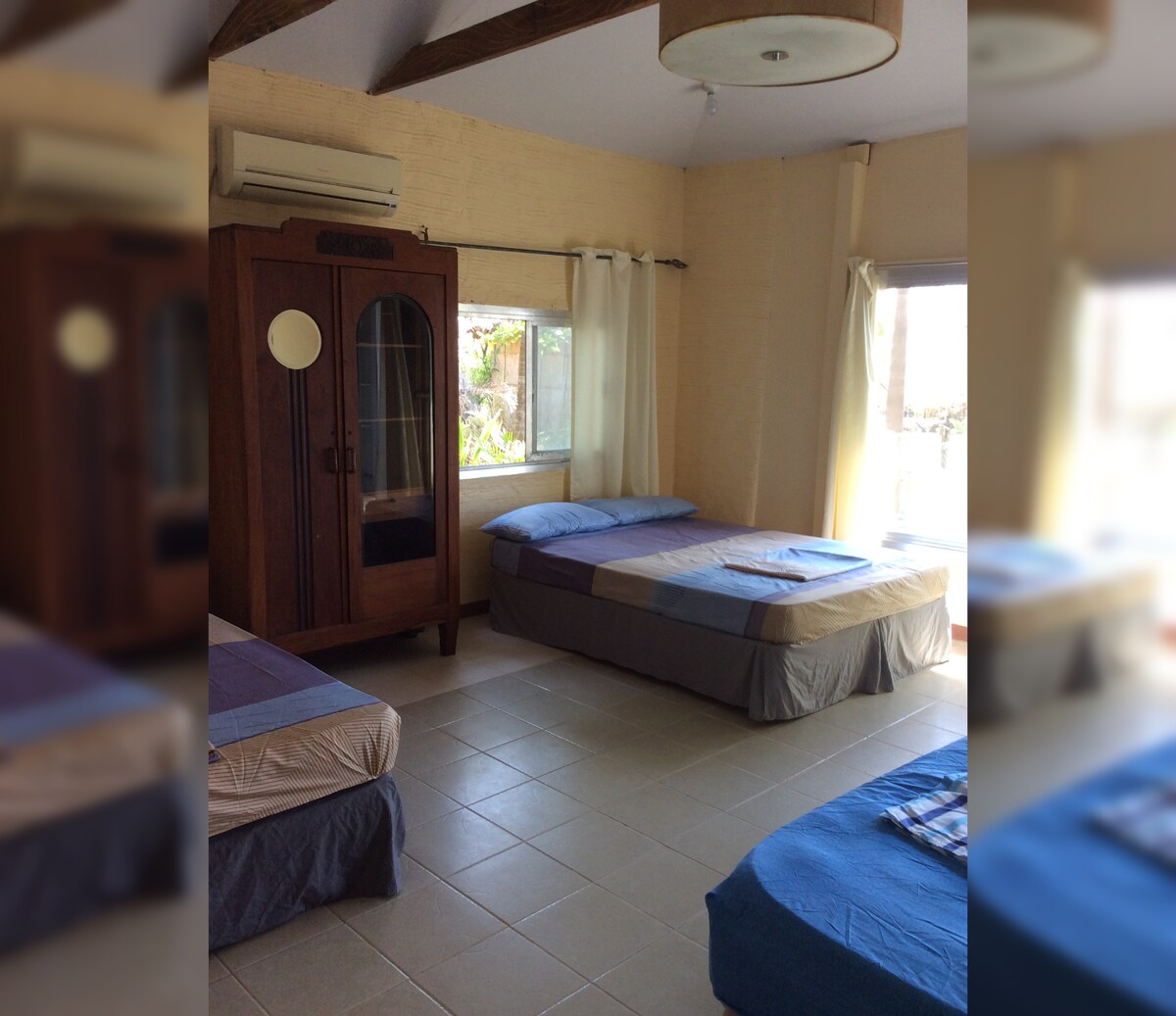 Steps 2d Beach4 ★BestPrice★ Aircon Suprhost❢ Cabana1