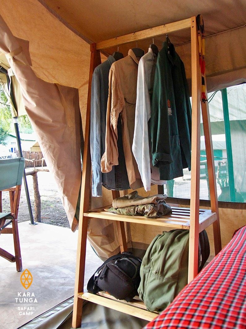 Moroto Twin Safari Tent Under Acacia Tree