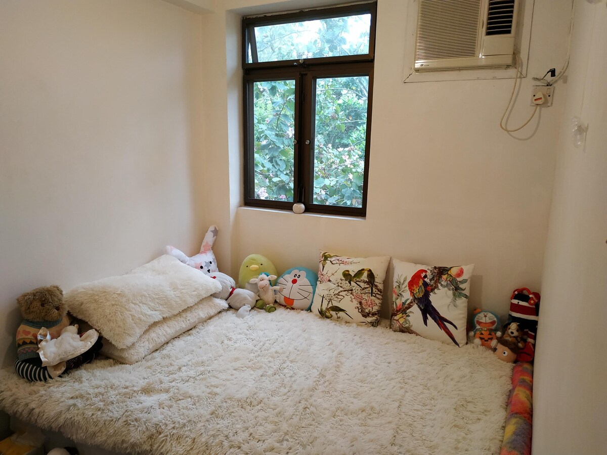Mui Wo ：共用公寓内的独立房间+屋顶