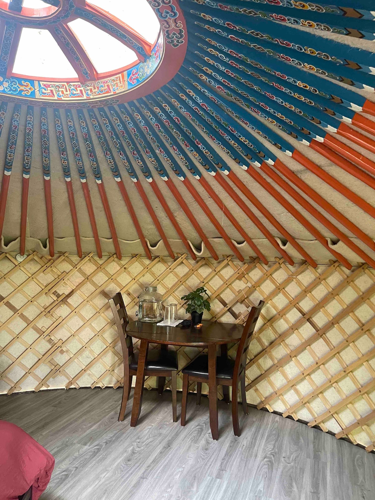 Prism Yurt with Cedar Hot Tub