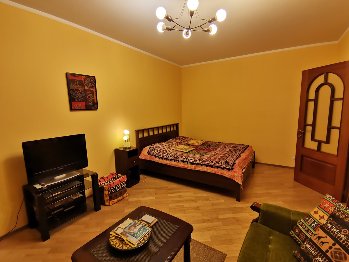 Krylatskoe的舒适公寓。