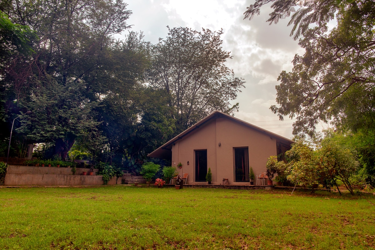 在花园乡村小屋体验热情好客