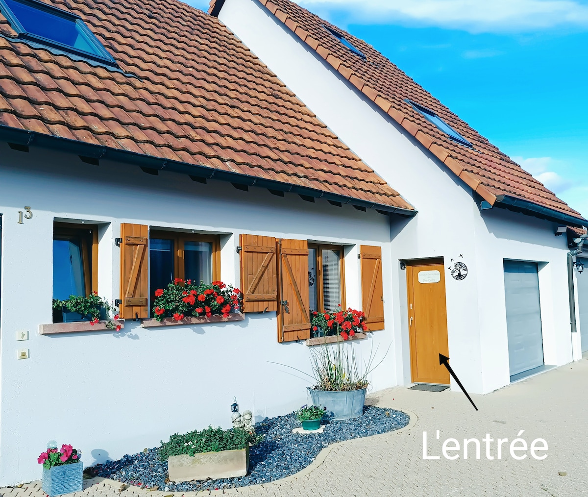 Gîte au Cœur des champs chez Sandrine et Manu.