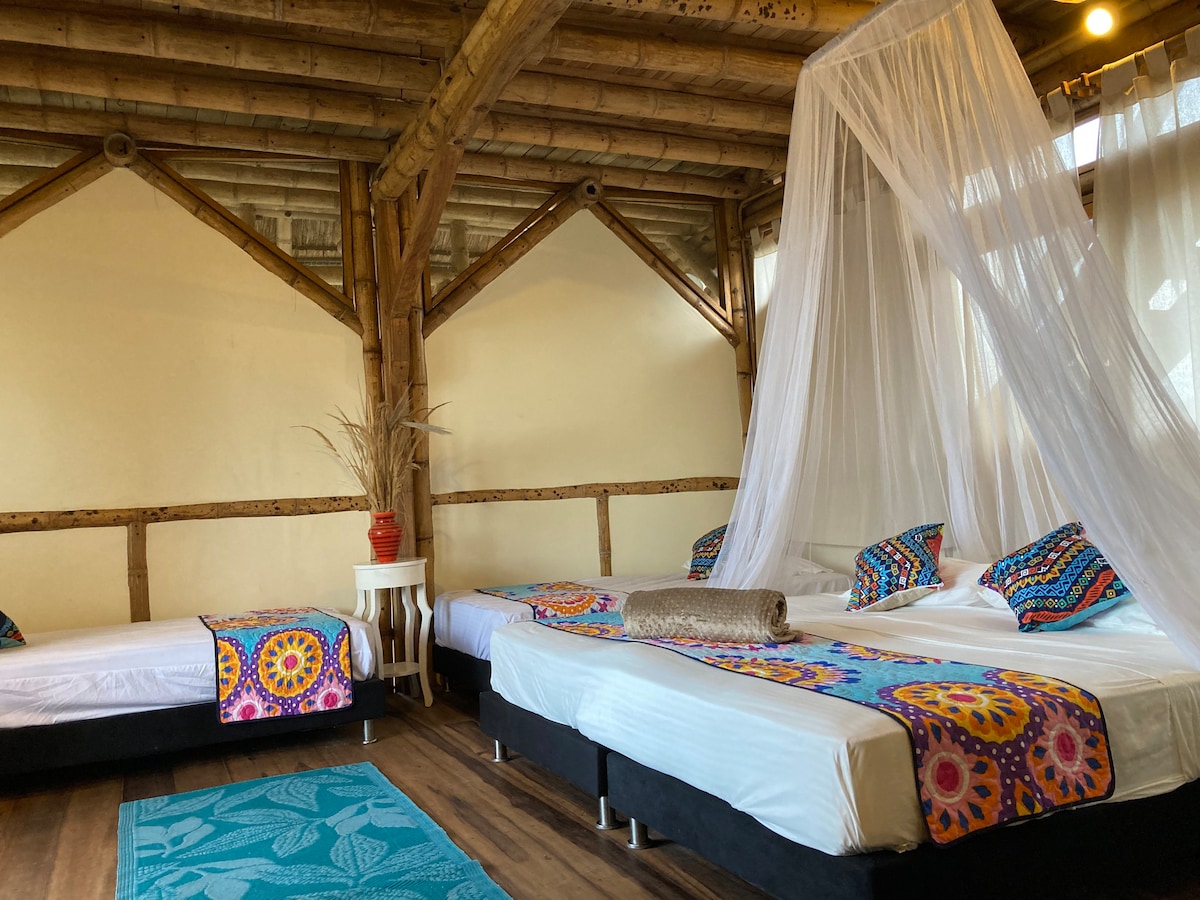 Dreamy and comfortable ecolodge by the sea