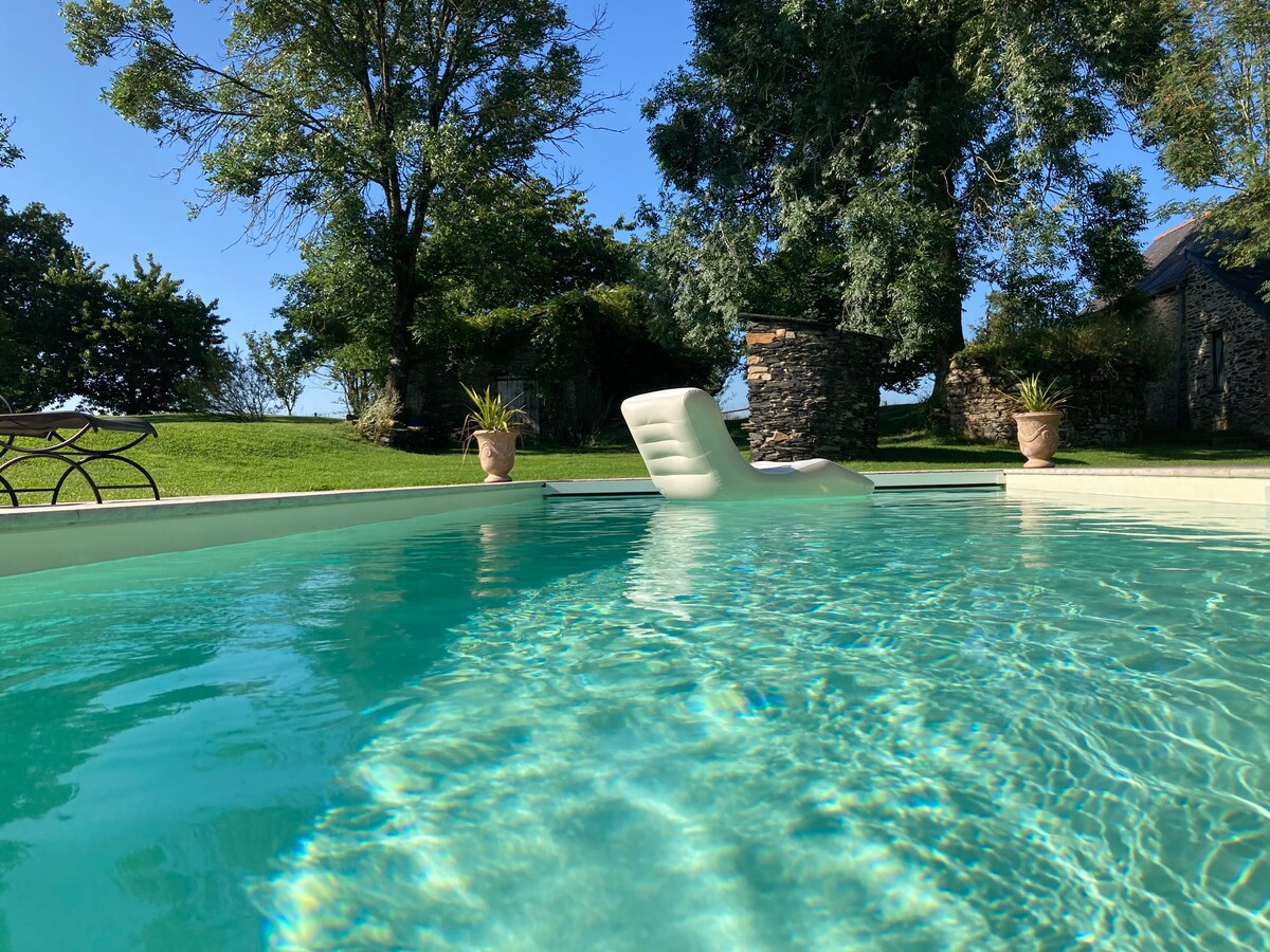 Cottage campagne piscine