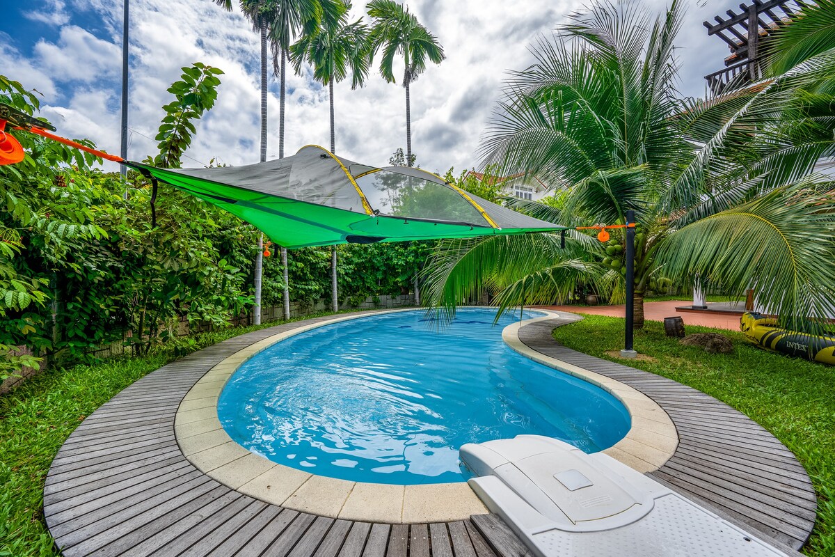 ❤️ Ngói casa -带私人泳池的海滨别墅