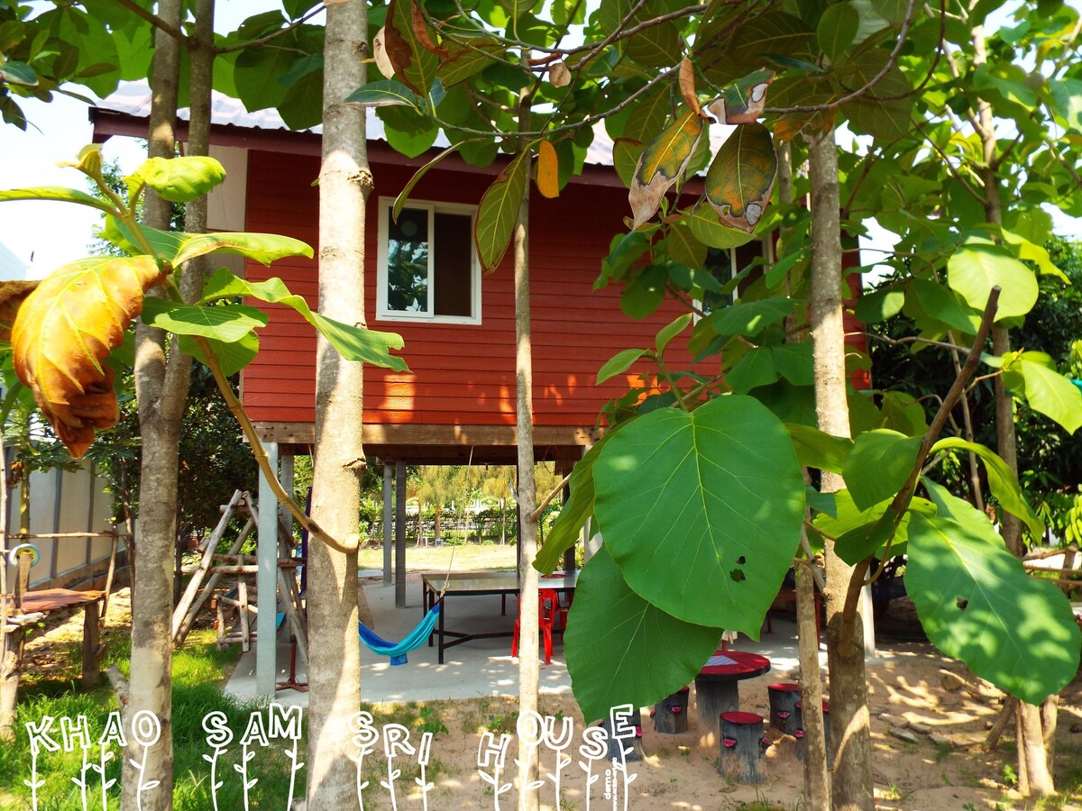 Khao Sam Sri ， 2间隐藏在芒果树中的房间