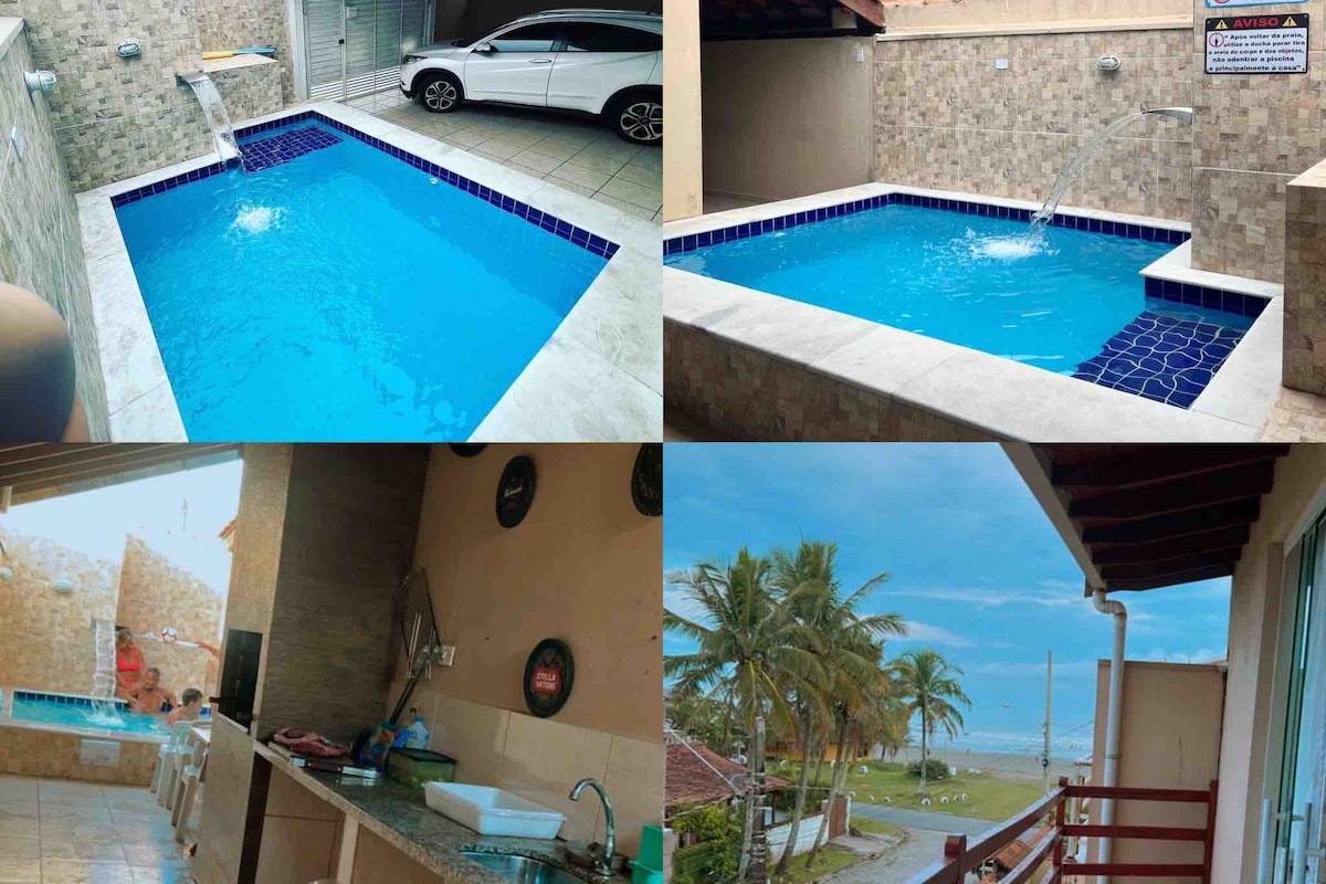Casa c/ piscina ao lado da Praia