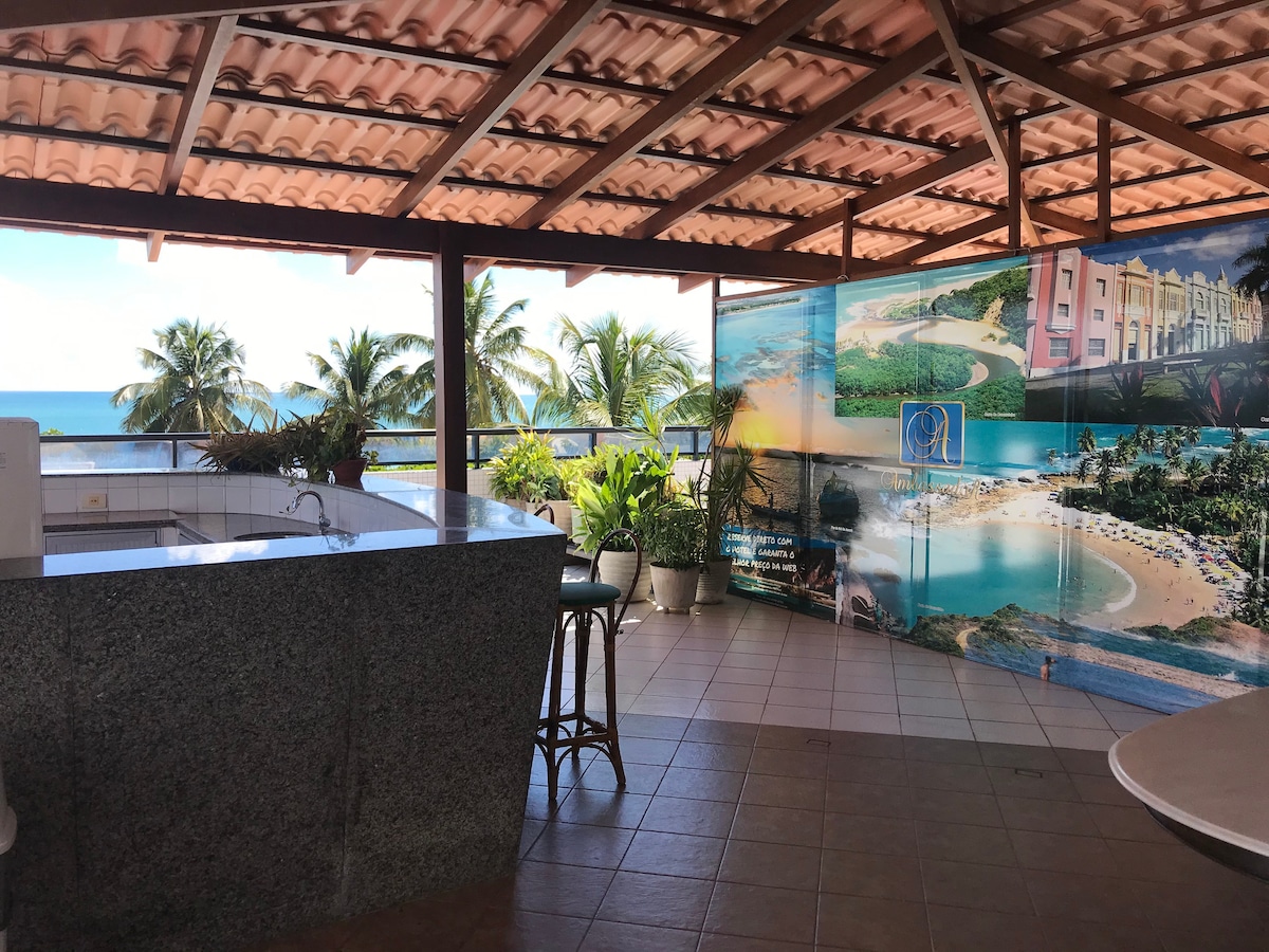 位于Cabo Branco海边的Apthotel两间卧室