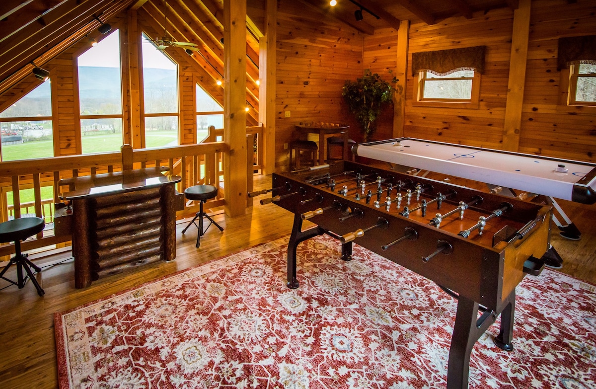 Majestic Cabin -热水浴缸、空调、游戏室、加大双人床
