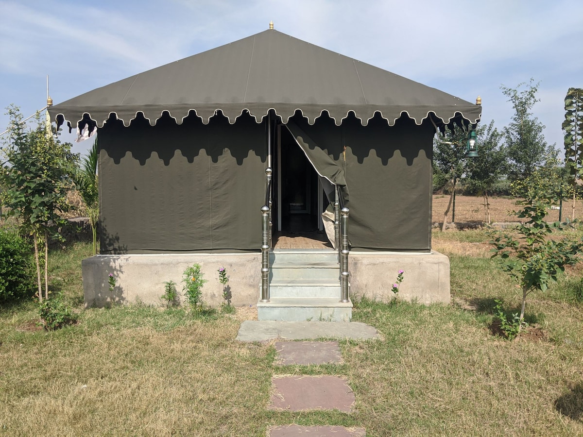 Farm stay with tent house