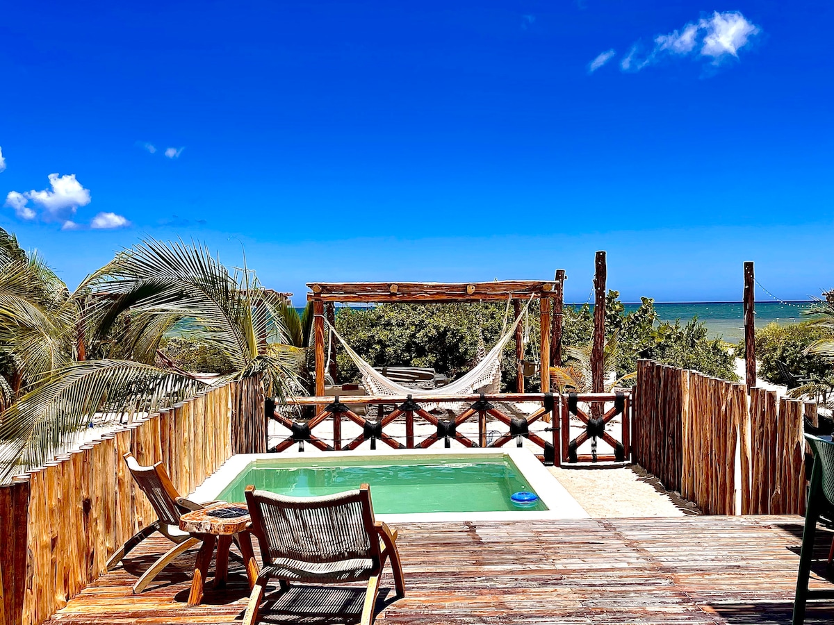 Beach front villa  San Bruno - Progreso Yucatan