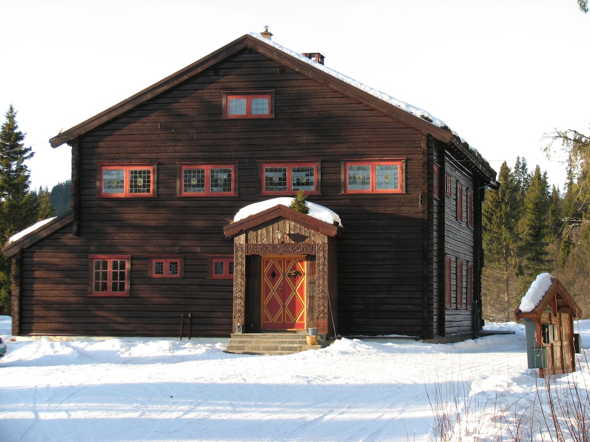 位于Telemark的大型环保山间小屋