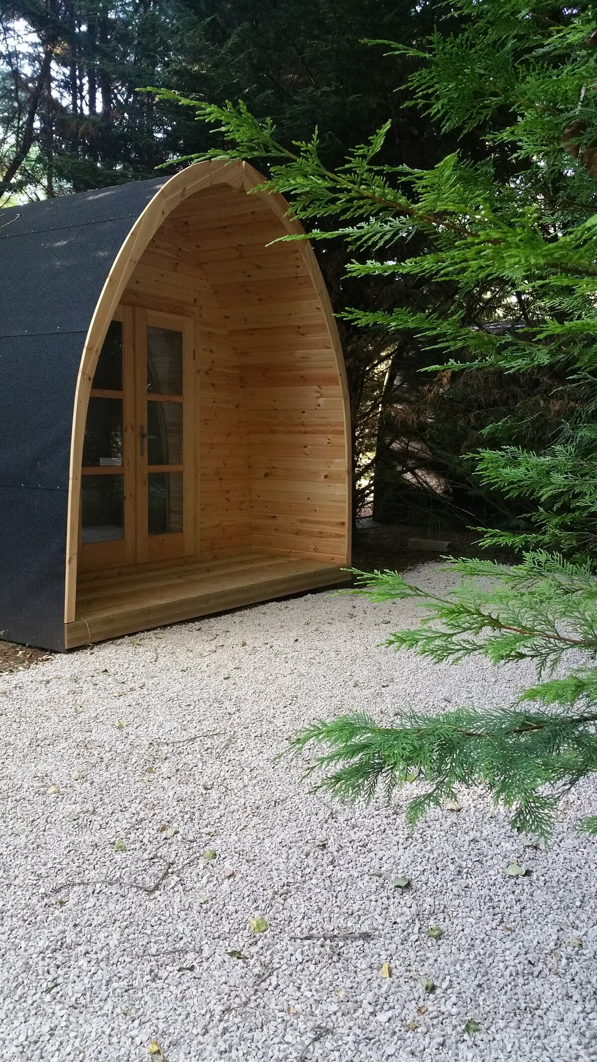 Chalet Atypique Igloo en Bois, au Coeur du LARZAC