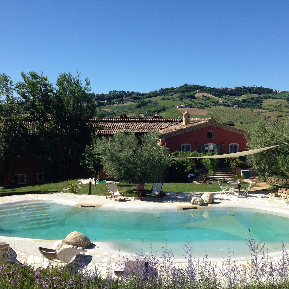 La Casa Rossa -带游泳池的乡村别墅