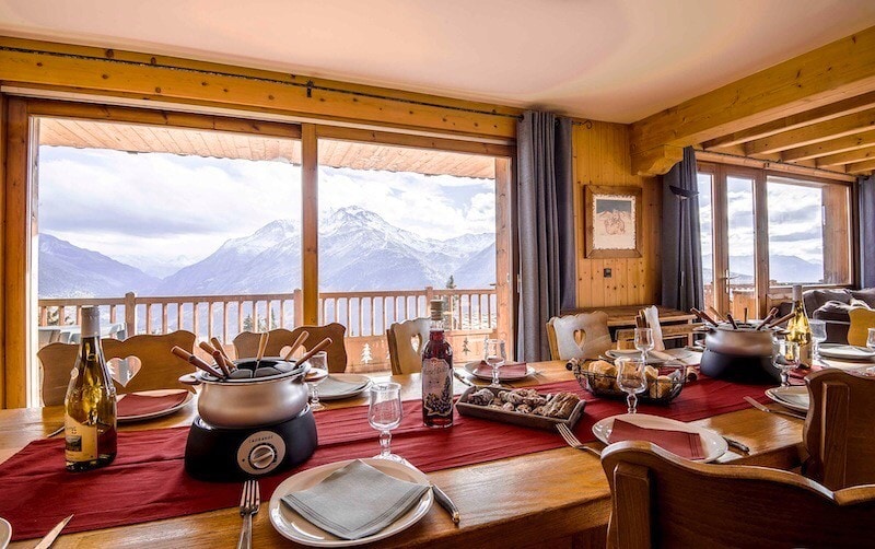 Appt 4* de 140m2 12pers en chalet à La Rosière