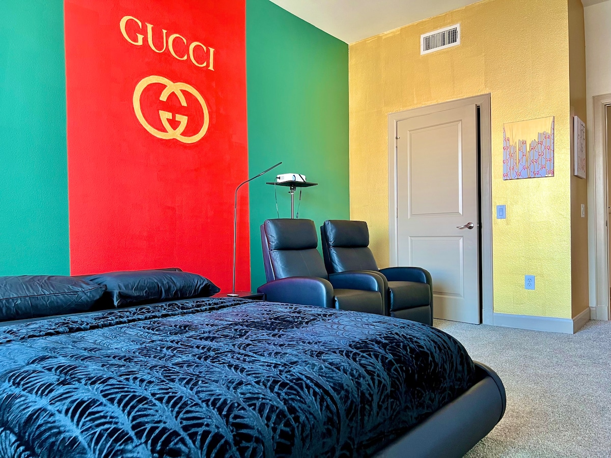 2间卧室/2个卫生间/免费停车/Gucci剧院/绿洲