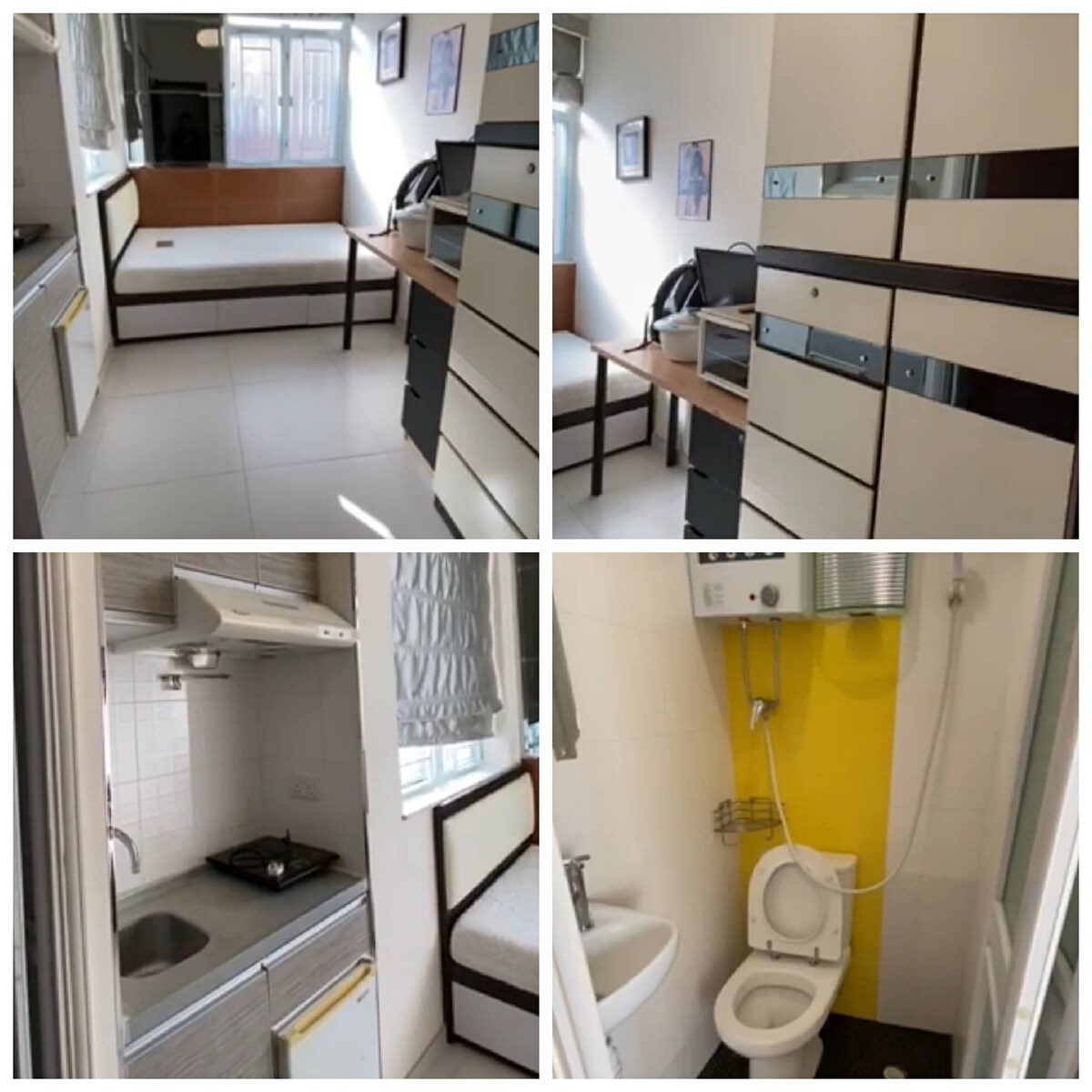 Private and Cozy Room for 2 ppl near MTR - C2