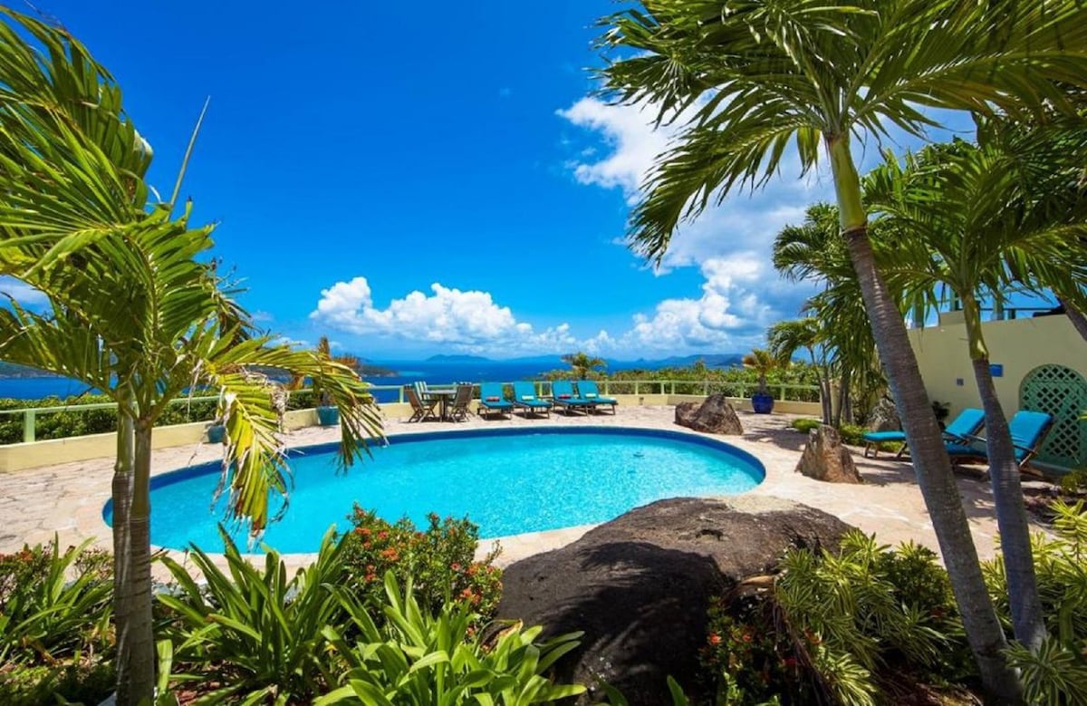 Relax in 5Star Luxury Overlooking Magens Bay & BVI