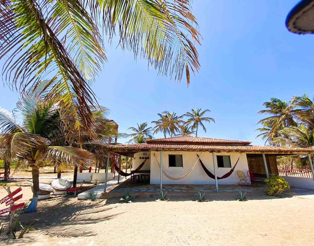 Casa pé na areia em Melancias CE