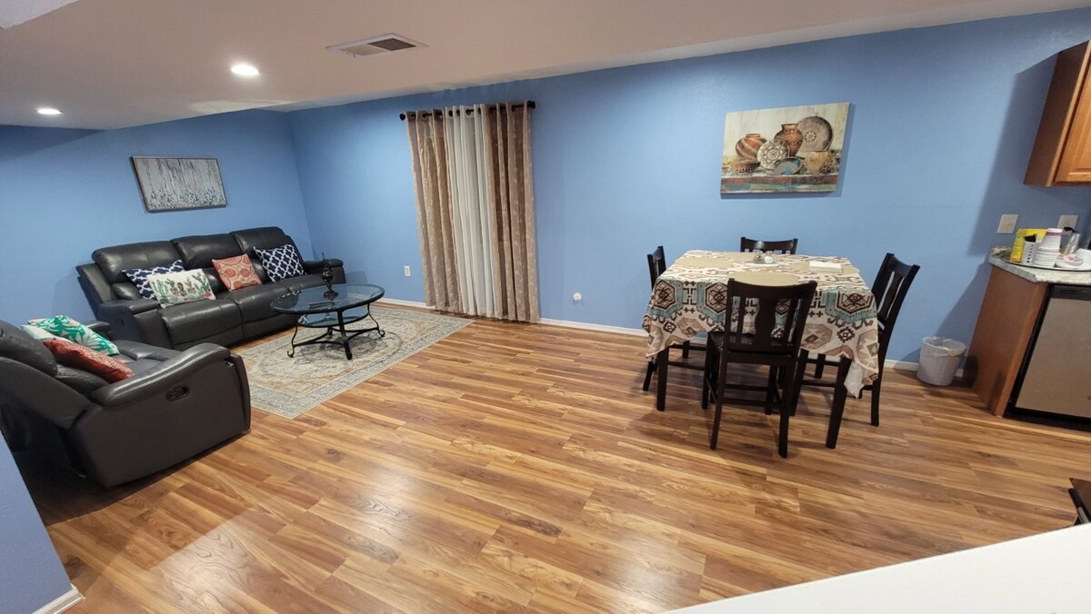 Spacious entire basement with two bedrooms.