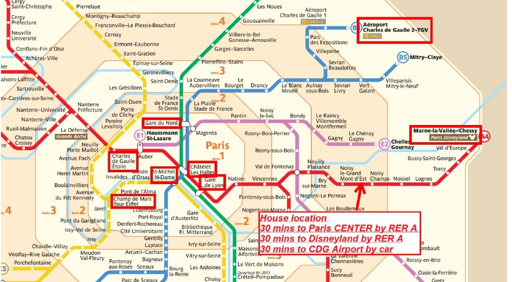 RER、巴黎、迪士尼、校园、Centrex、Dortoir