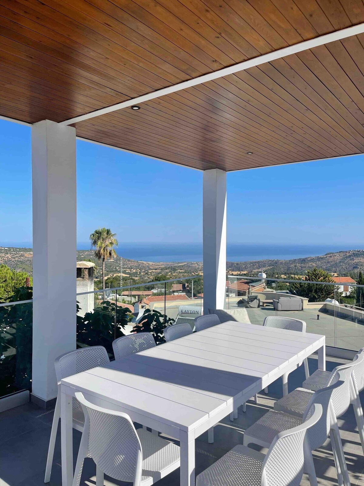 Amazing views roof garden, Villa Anthitsa Lysos