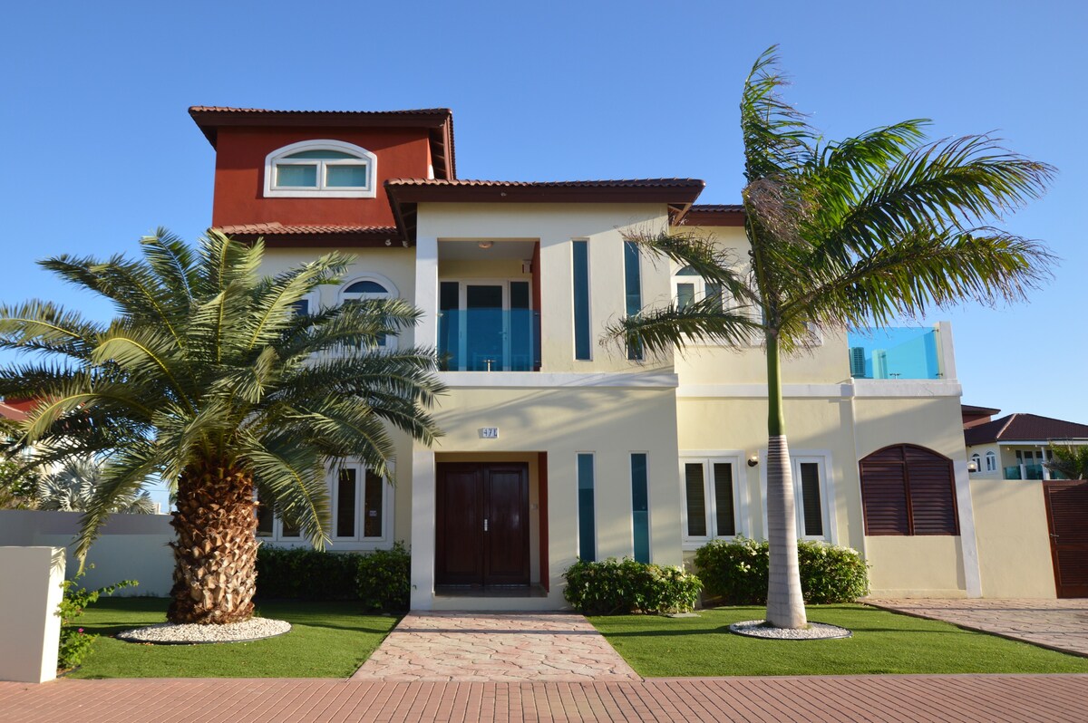 棕榈海滩附近的Merlot别墅阿鲁巴岛私人别墅！