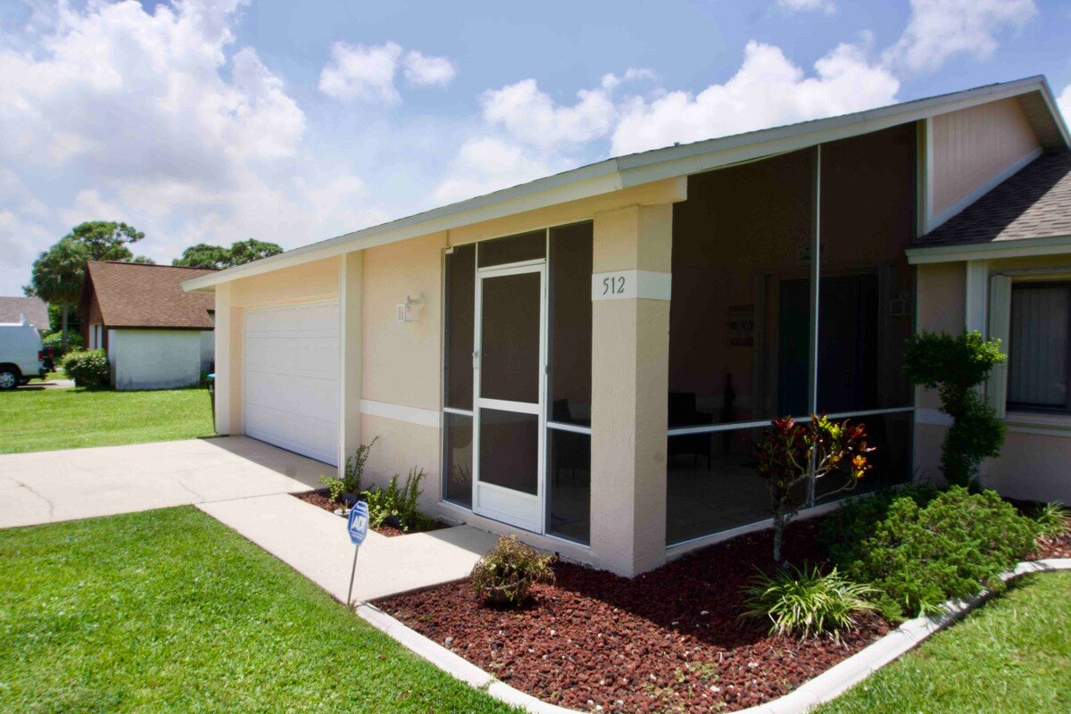 Palm Bay Florida Home With Screened in Heated Pool