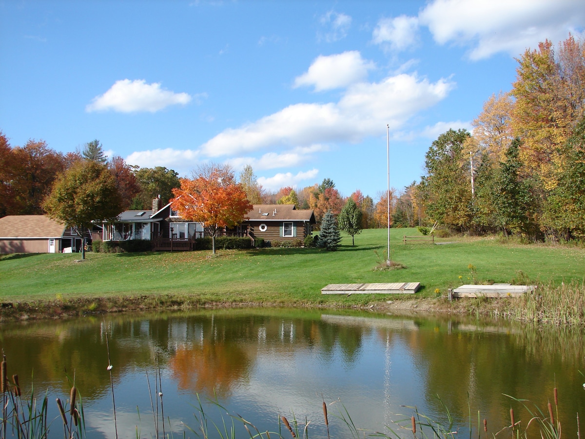 Western Catskills Paradise Four-Season Retreat