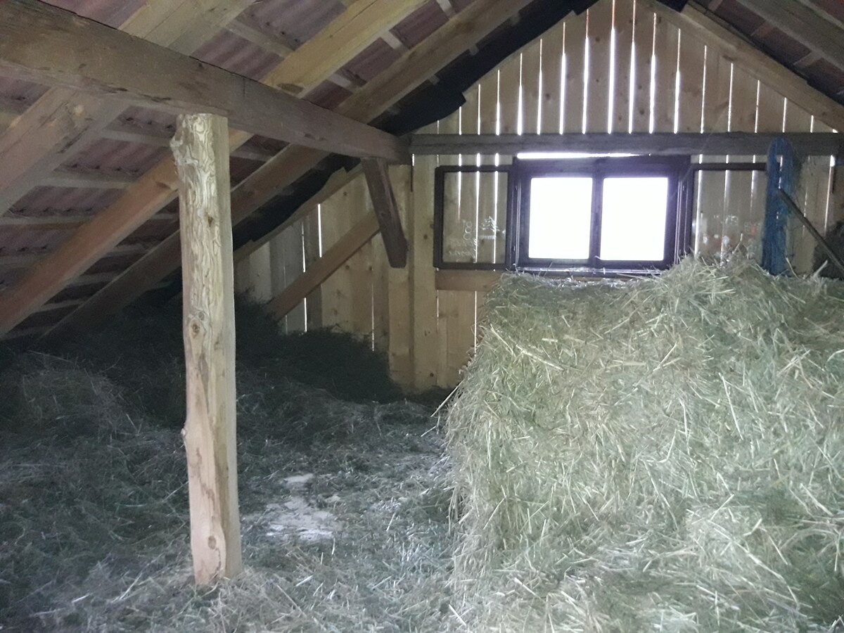 Ranch at Geti – Sleeping on the haystack