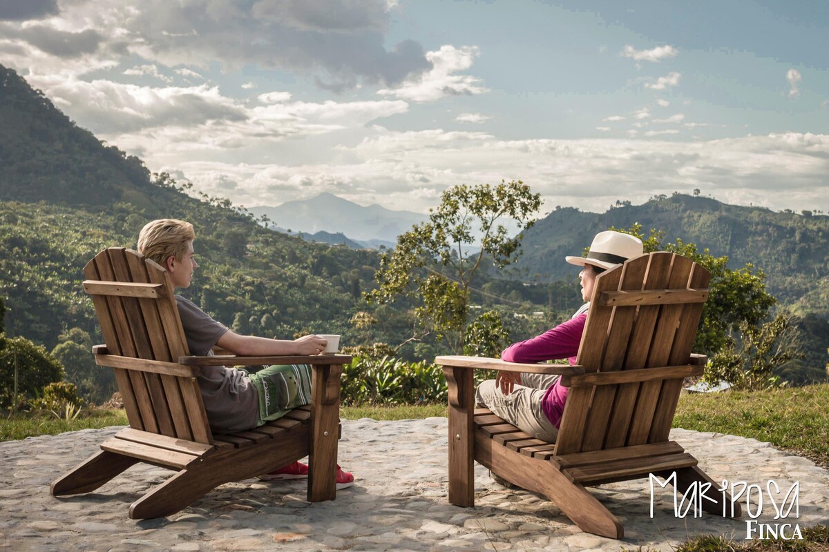 Finca Mariposa Jardin -哥伦比亚咖啡农场！