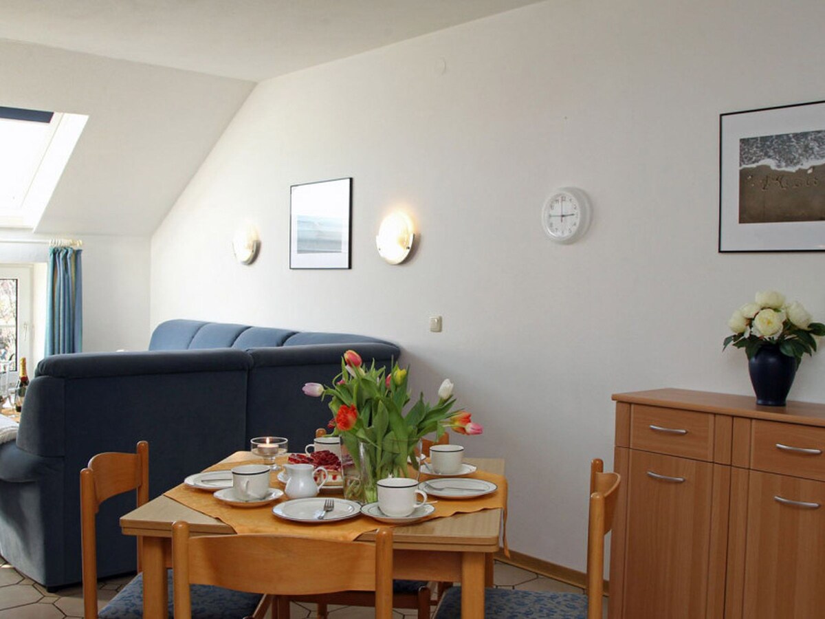 Traberhof ， （ Hooksiel ） ， Ferienwohnung 6 ， 60平方米， 1 Schlafzimmer ， 1 Wohn-/Schlafzimmer ，最多4人