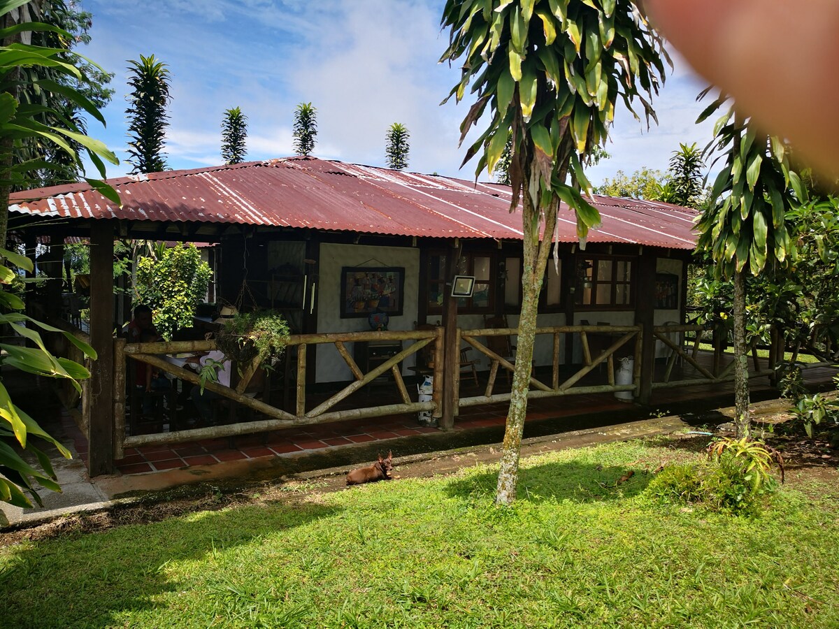 Rustic cottage/memorable experience eco-farm stay.