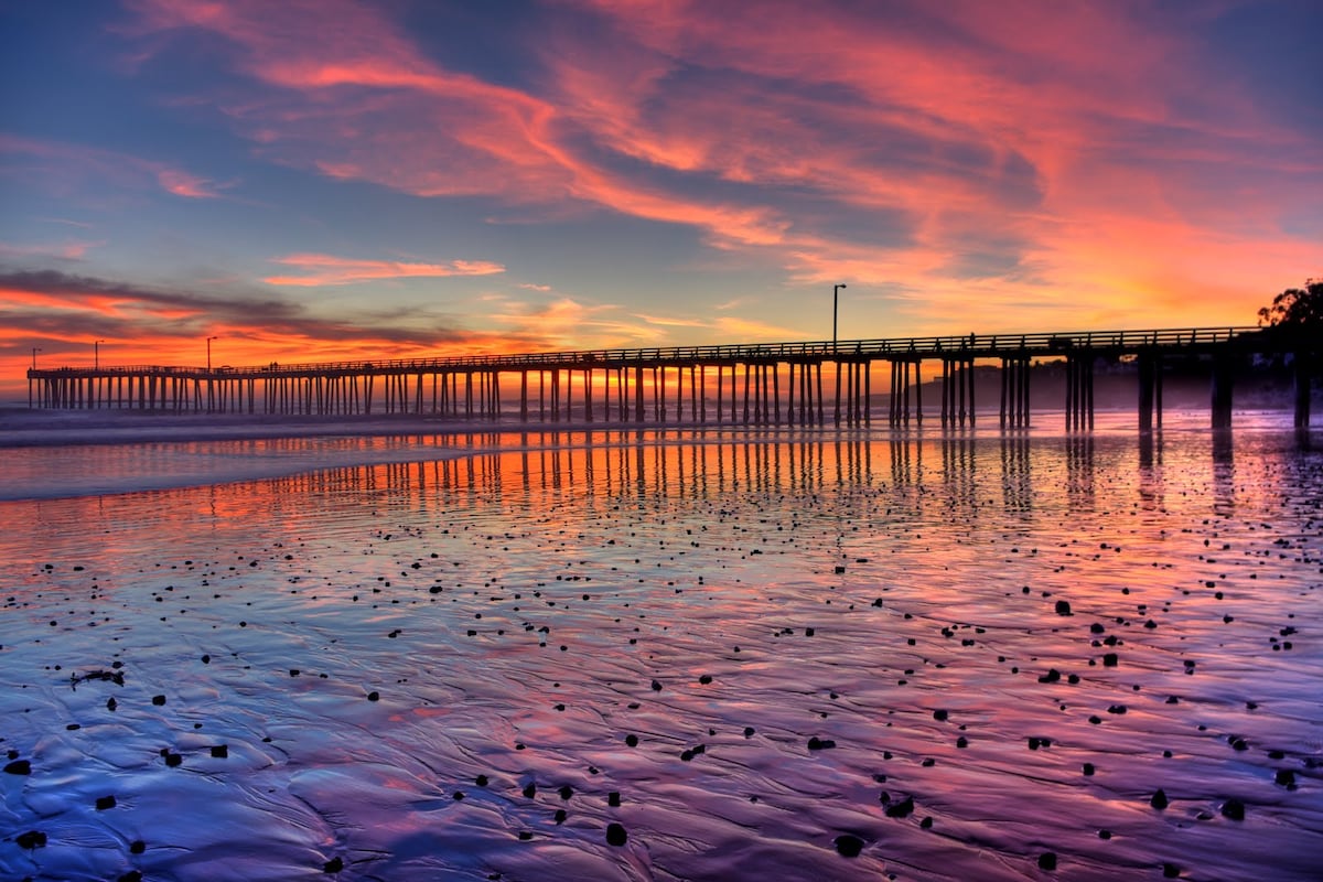 Front Row on Cayucos Beach