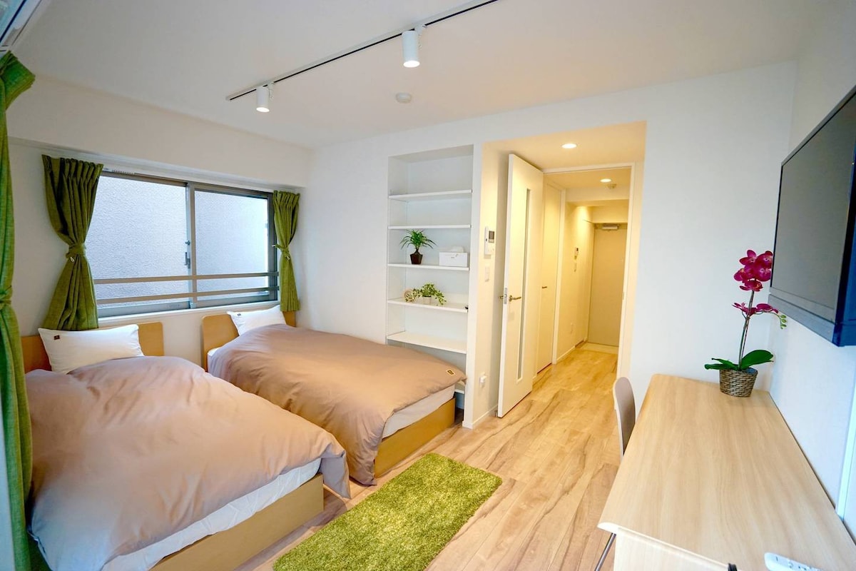 东京新双床房：晴空塔和浅草401