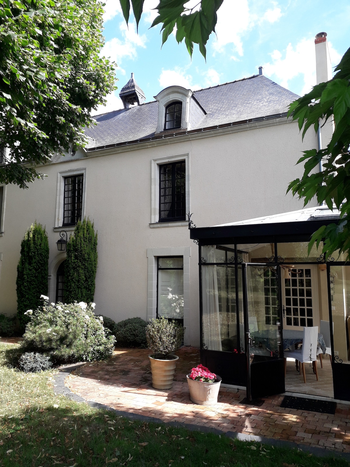 2 chambres (4 pers) dans superbe maison de maître