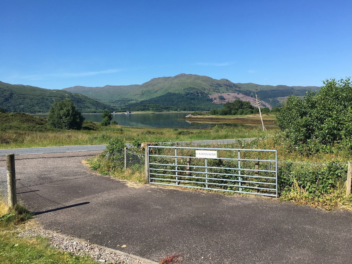 Beautiful views at spacious west Highland retreat