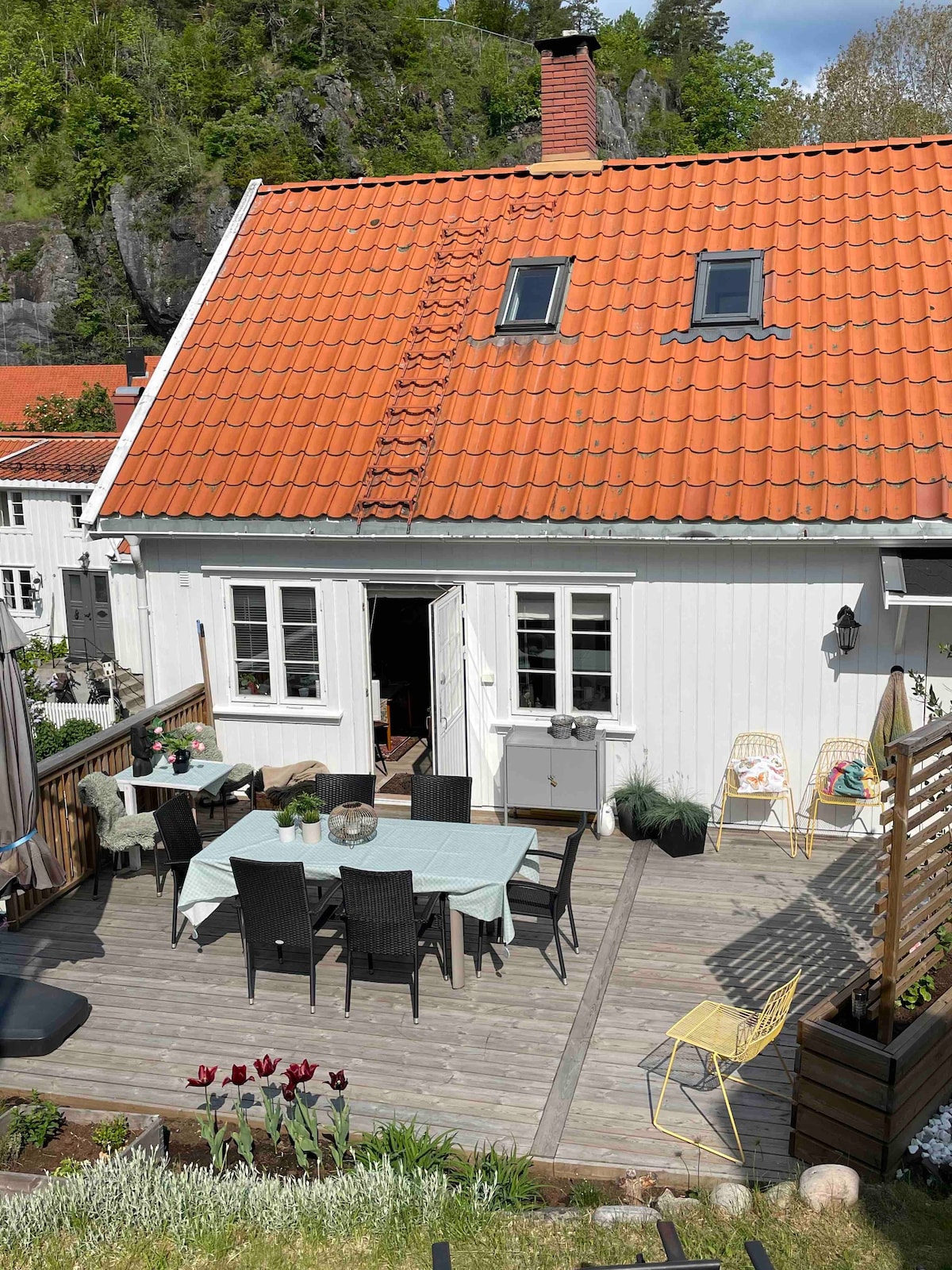 Hus i Kragerø sentrum Parkering. Juli-leie lør-lør